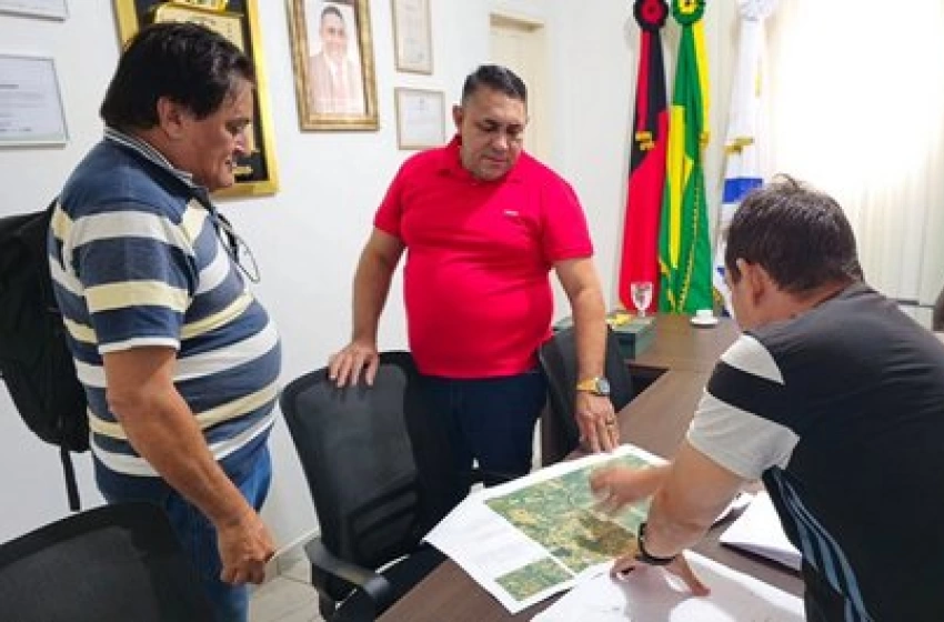 Prefeitura de Aparecida inicia projeto do asfaltamento da estrada da Fazenda Acauã